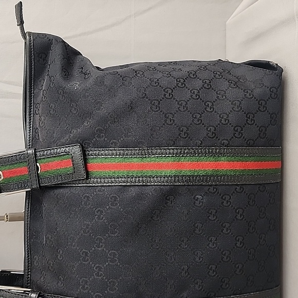 ✨️GUCCI GG Canvas Web Belted Handle Tote Bag - Picture 7 of 16